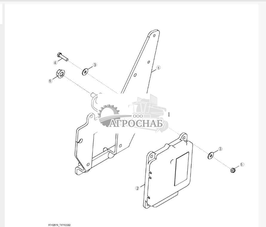Блок управления двигателем (БУД) (двигатель 4045TT096) 